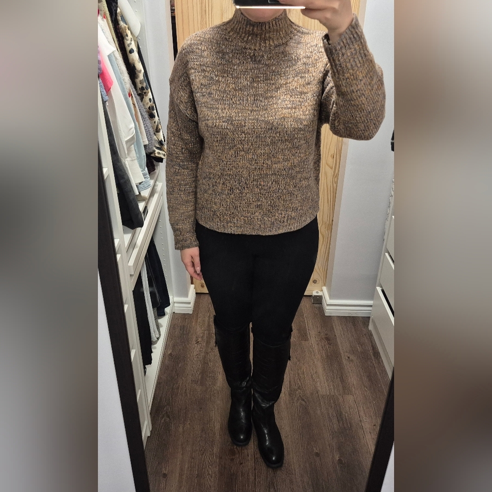 NWOT Cozy Wool Spacedye Crewneck Sweater